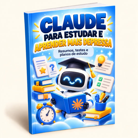 Capa do ebook Claude para Estudar e Aprender Mais Depressa